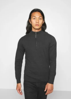 Indicode Jeans ANCONA - Sweter - Charcoal Mix