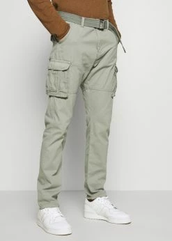 Indicode Jeans WILLIAM - Bojówki - Light Grey