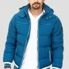 Indicode Jeans MARLON - Kurtka Zimowa - Sea Blue