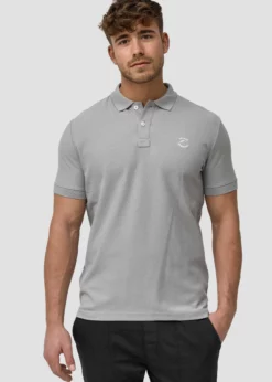 Indicode Jeans WADIM - Koszulka Polo - Lt Grey