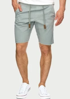 Indicode Jeans CARVER - Szorty Jeansowe - Grey