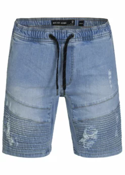 Indicode Jeans MIT ELASTISC - Szorty Jeansowe - Blue -Indicode Jeans Sklep eae4584fe4e2497e96bd384b70abfd68