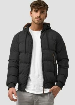 Indicode Jeans Kurtka Zimowa - Black