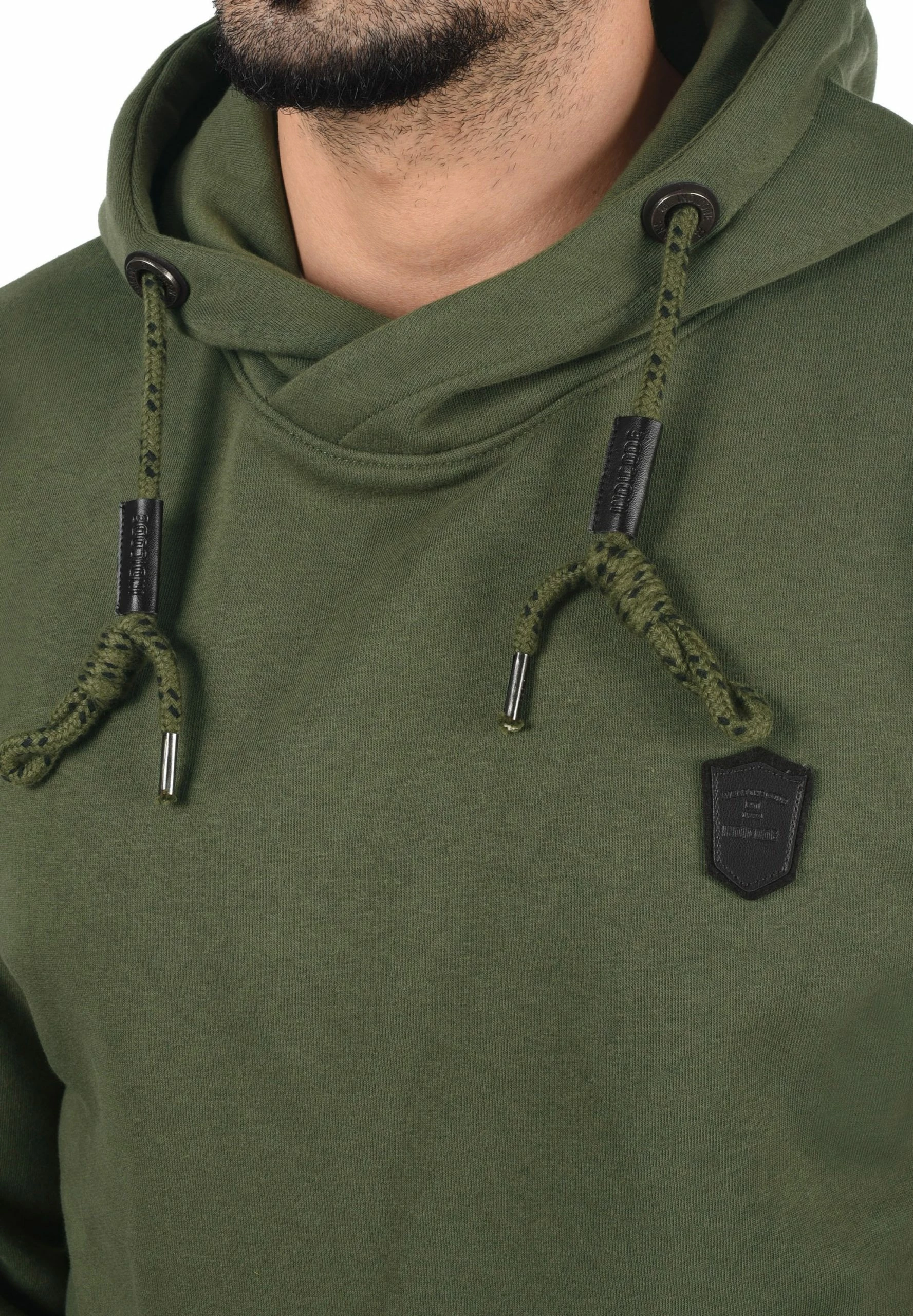 Indicode Jeans IDBARNEYS - Bluza Z Kapturem - Army 4 Indicode Jeans IDBARNEYS - Bluza Z Kapturem - Army - obrazek 4