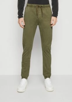 Indicode Jeans NEXUS - Spodnie Materiałowe - Army