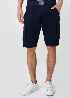 Indicode Jeans BLIXT - Szorty - Navy