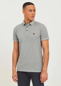 Indicode Jeans IDFLETCHER - Koszulka Polo - Light Grey